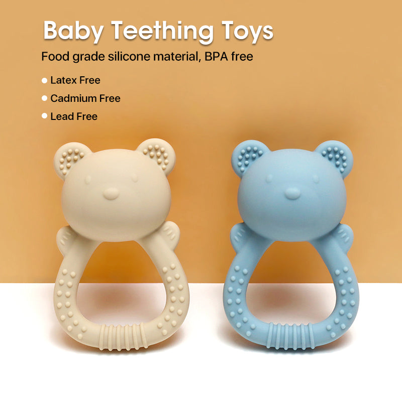 Rattling Bear Silicone Teether