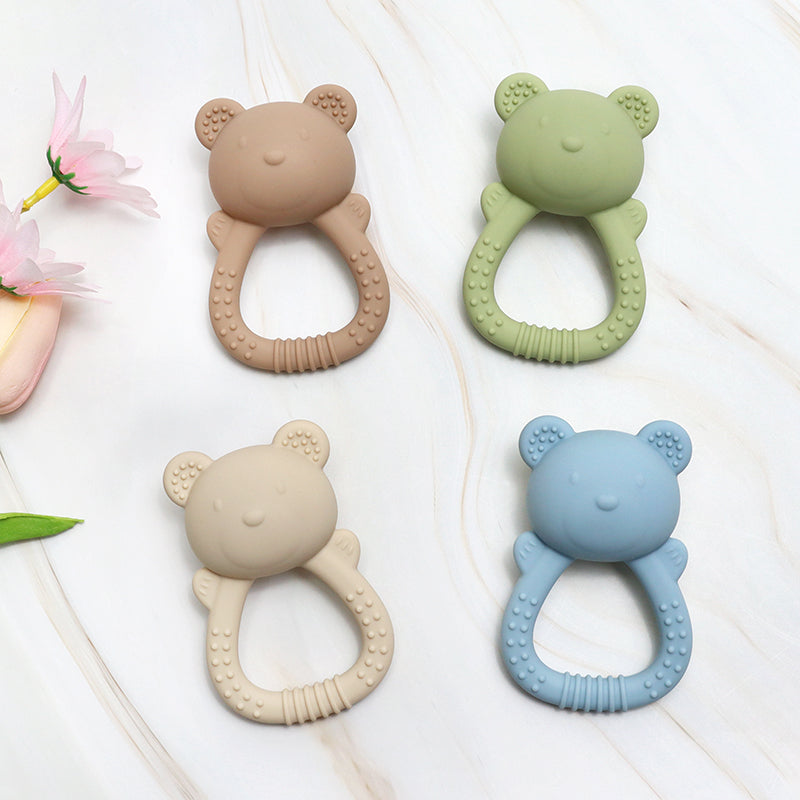 Rattling Bear Silicone Teether