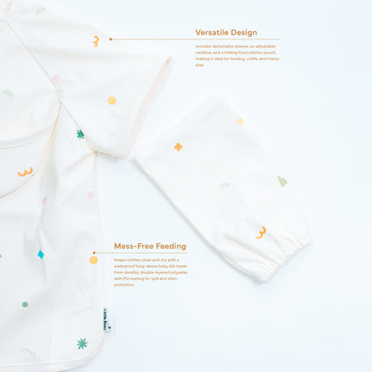 Bee Clean Polyester Bib (Doodle)