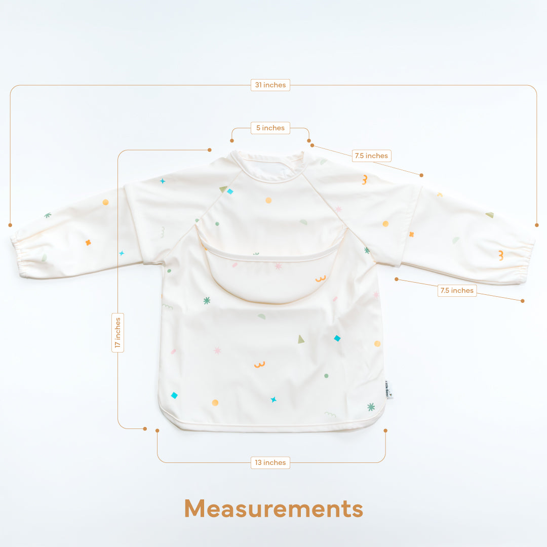 Bee Clean Polyester Bib (Doodle)