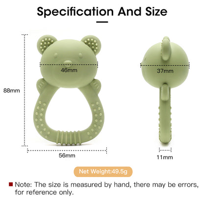 Rattling Bear Silicone Teether