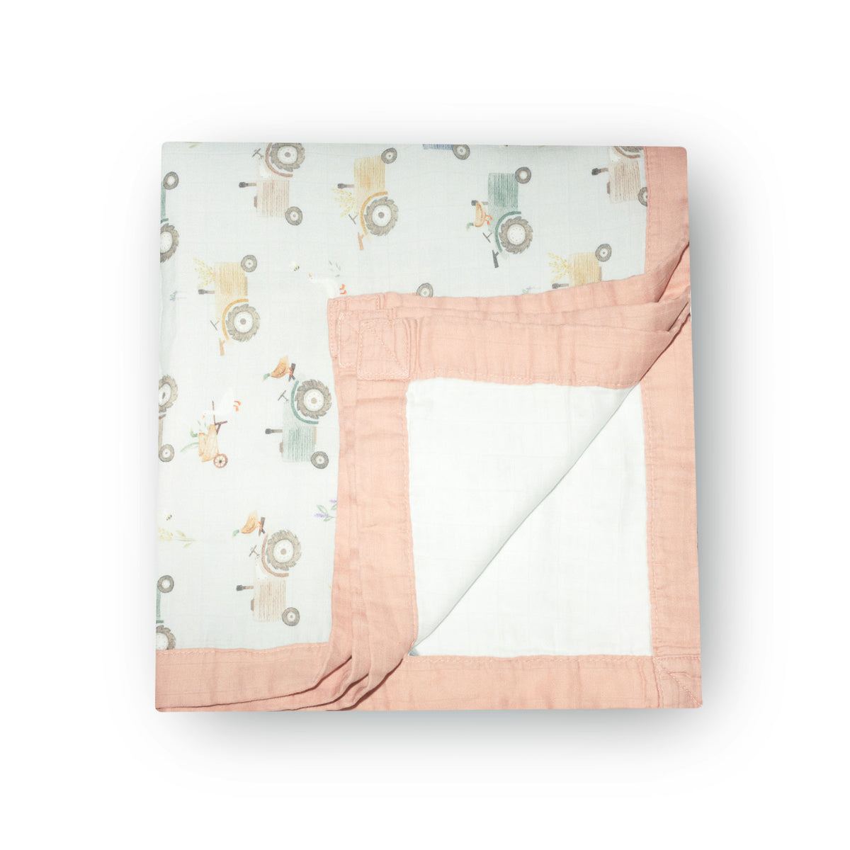 Bee Comfy 4-Layer Blanket (Farmstead)