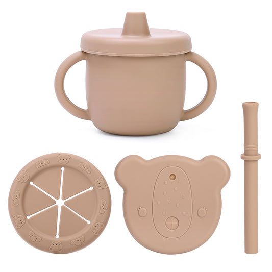 Tasse en silicone d'entraînement pour bébé