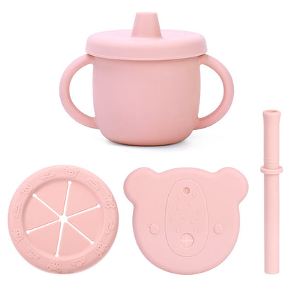 Tasse en silicone d'entraînement pour bébé